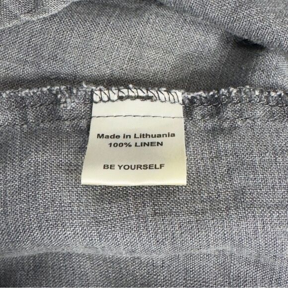 FLAX Solstice Linen Dress With Pockets - Size Small - Picture 7 of 8